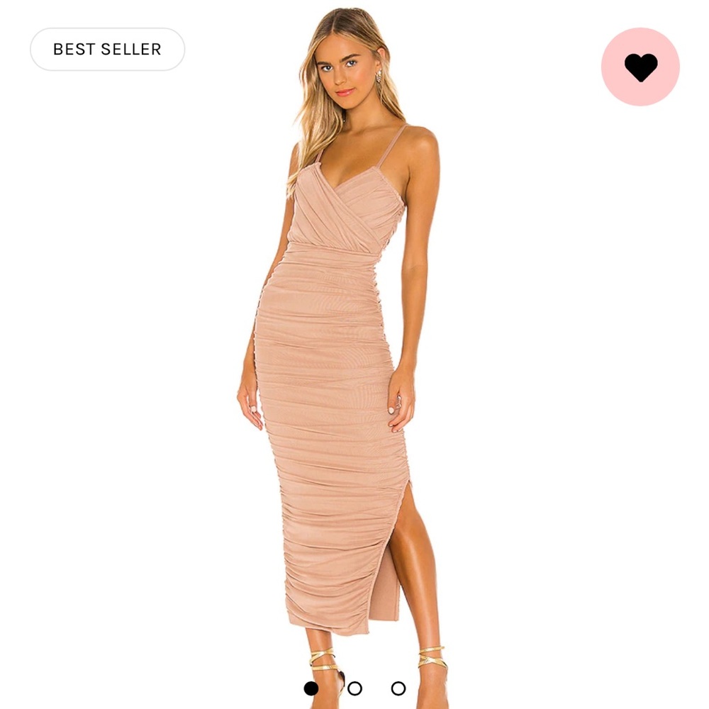 Elliott Pippa Dress in Nude. Size XS